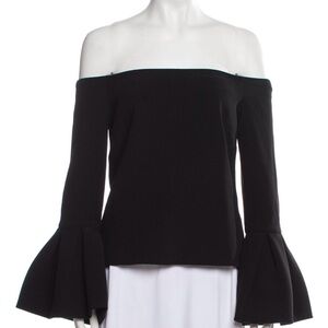 ALEXIS Off-Shoulder Bell Sleeve Top